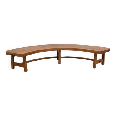 Table basse console banc orme massif chapo XXL 3m