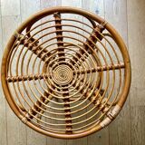 Rattan round table
