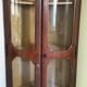 Corner display cabinet veneered in mahogany - Victorian - 20th century