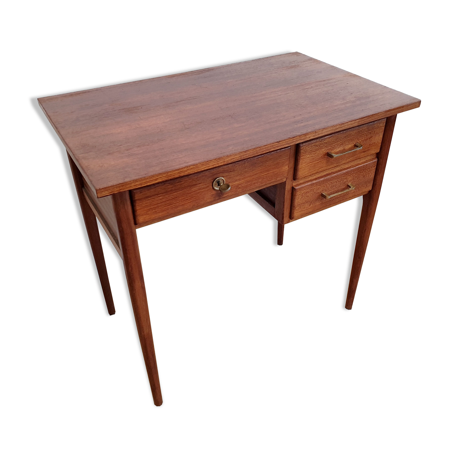 Bureau scandinave en teck années 70
