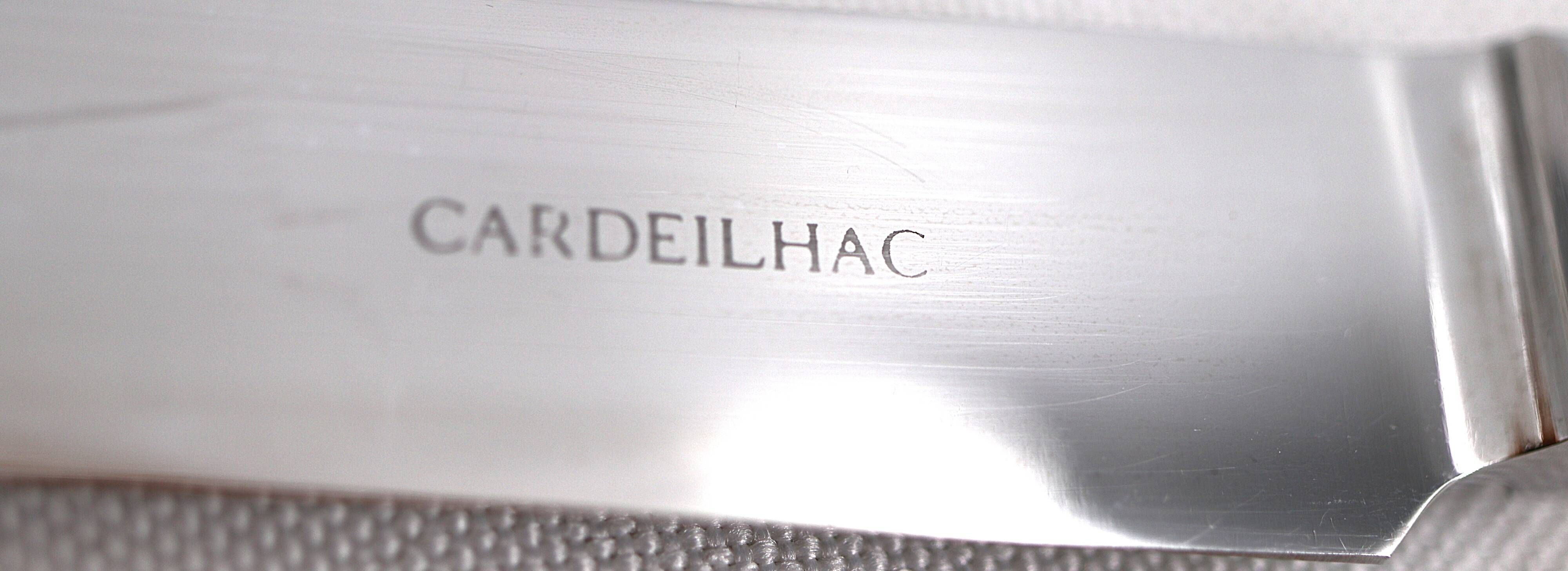 Cardeilhac Christofle 10 silver table knives Minerva Uniplat excellent condition