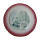 Digoin Sarreguemine talking plate old earthenware