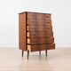 Commode en teck scandinave, années 1960