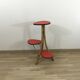 Porte plante rouge en bambou