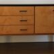 Enfilade vintage pied compas 1,20m, 1960’s