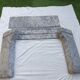 Fireplace modillon Napoleon III in gray marble of the nineteenth
