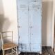 Vestiaire double industriel bleu