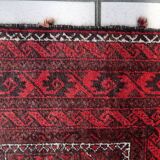 Tapis Baluch afghan ancien fait main, 105 cm x 212 cm (3,4 pi x 6,9 pi), années 1930 - 1C1159