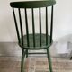 Cinq chaises Fanett vertes par Ilmari Tapiovaara pour Edsby-ken