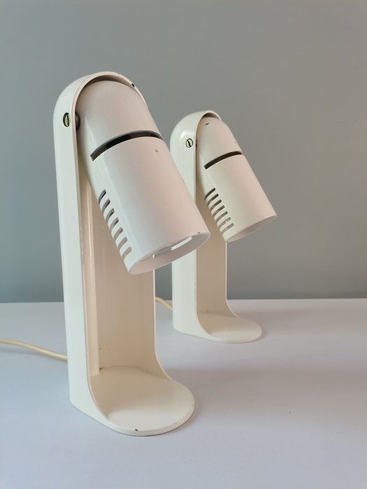 Pair of Italian lamps Flip Top by Richard Carruthers