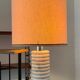Travertine lamp from the 70s
