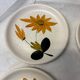 Set of 4 marsh pottery dessert plates