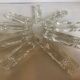 Nine Scandinavian double glass candle holders
