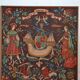 Vintage tapestry in the style of the Middle Ages