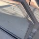 Pair of vintage 1930s Art Deco chrome-plated metal mirrors - 103 x 60 cm