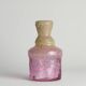 Unique Bubblegum Pink and Yellow Art Glass Vase by Milan Vobruba, Sweden 1980s