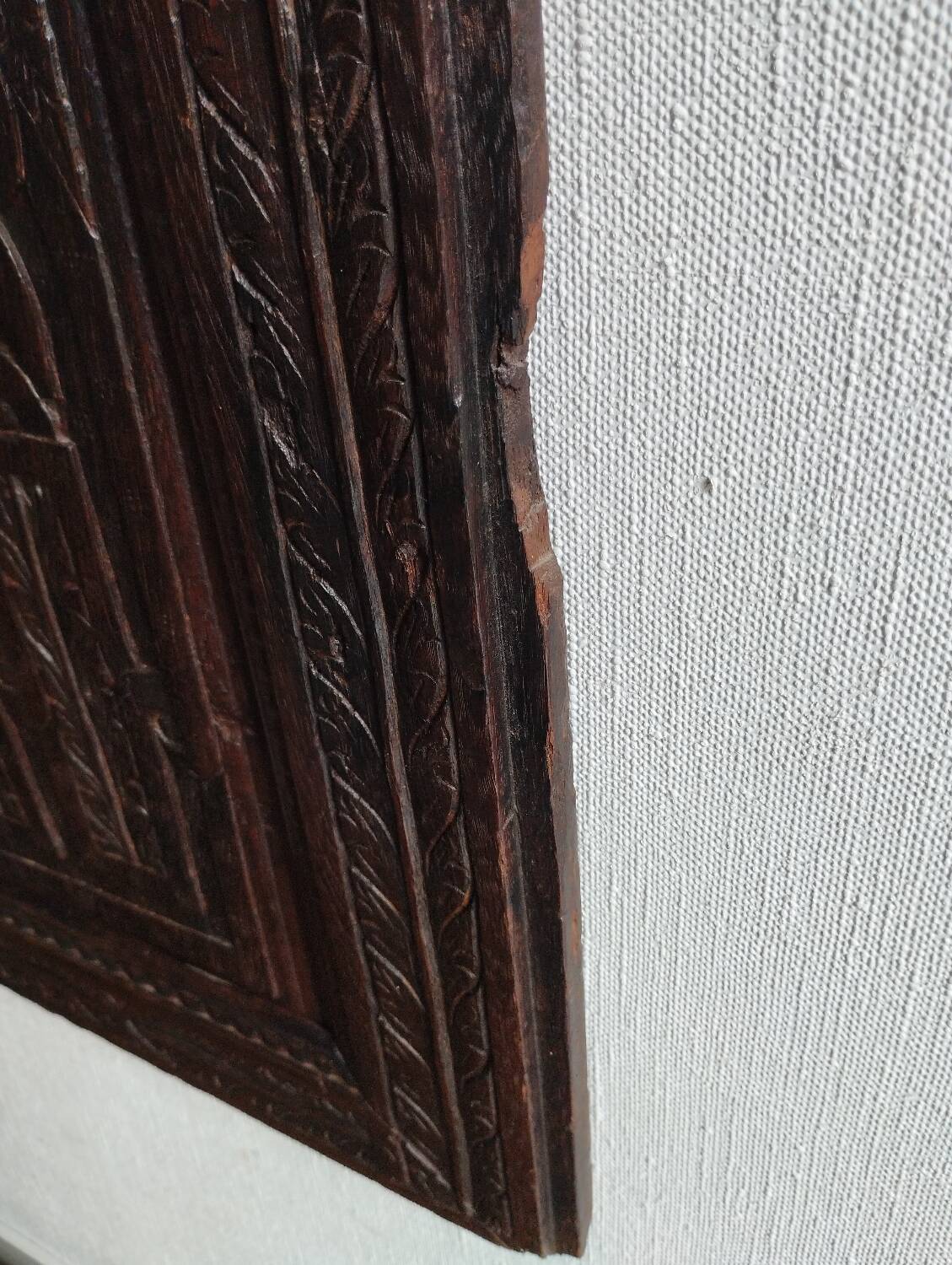 Carved wooden panels