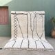 Ecru Moroccan rug with geometric patterns 200cm x 300cm