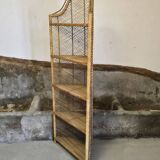Rattan shelf, 1970