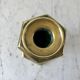 Candle holder / candlestick in golden brass 20s