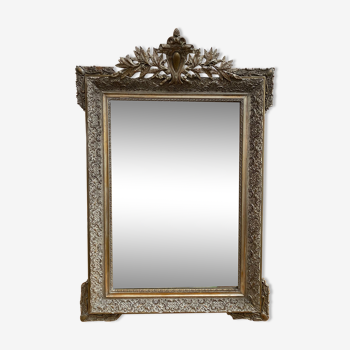 Miroir biseauté fin XIXème 84x122cm