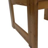 Vintage coffee table pinewood minimalist 1970s