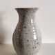 Pyrite gray sandstone vase