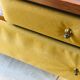 Vintage velvet dressing table, Roger Landeau, 1970