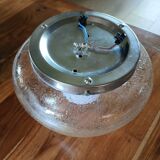 Designer ceiling light in bubble glass