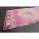 Vintage Turkish Hand-Knotted Wool Cotton Pink Runner Rug 96x365