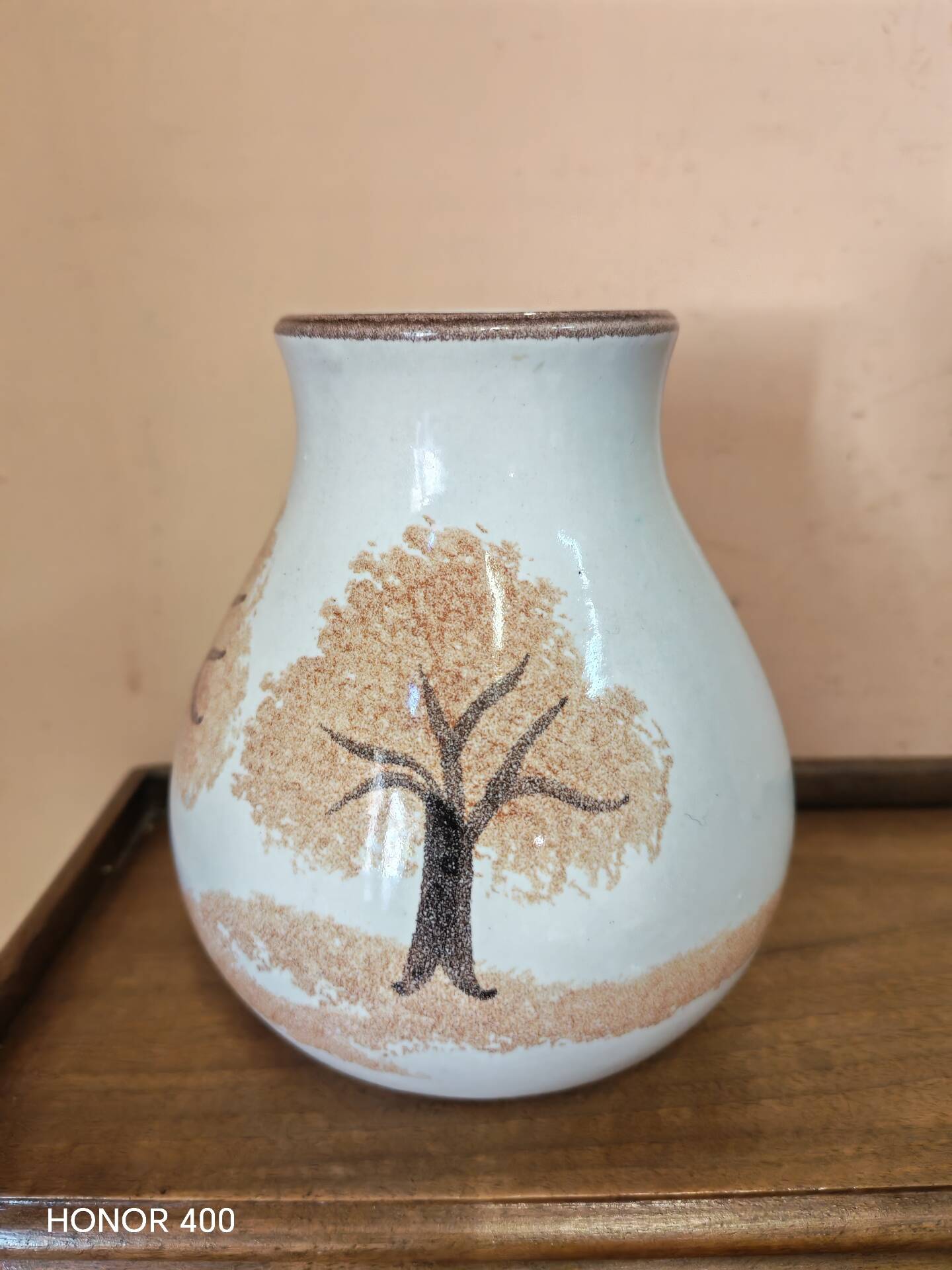 Vintage vase Bay Keramik tree decor West Germany