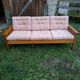 Pine sofa 3 places seventies