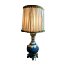 Table lamp in earthenware and gilded bronze