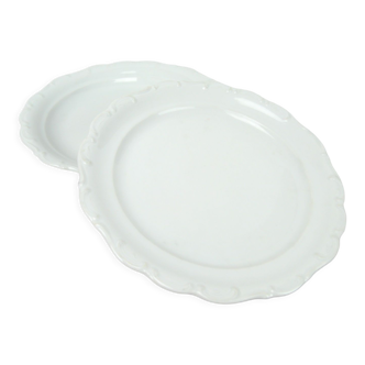 2 white porcelain dish Bavaria Schuman Arzberg Germany