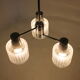Lustre chromé du milieu du siècle par Drukov 1970