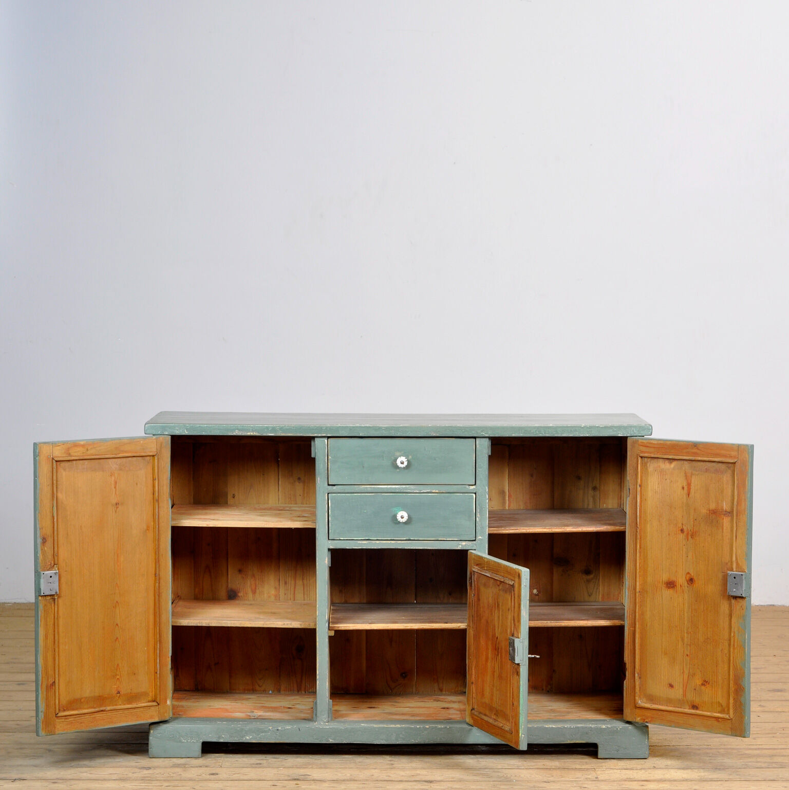 Antique Solid Pine Dresser 1920s