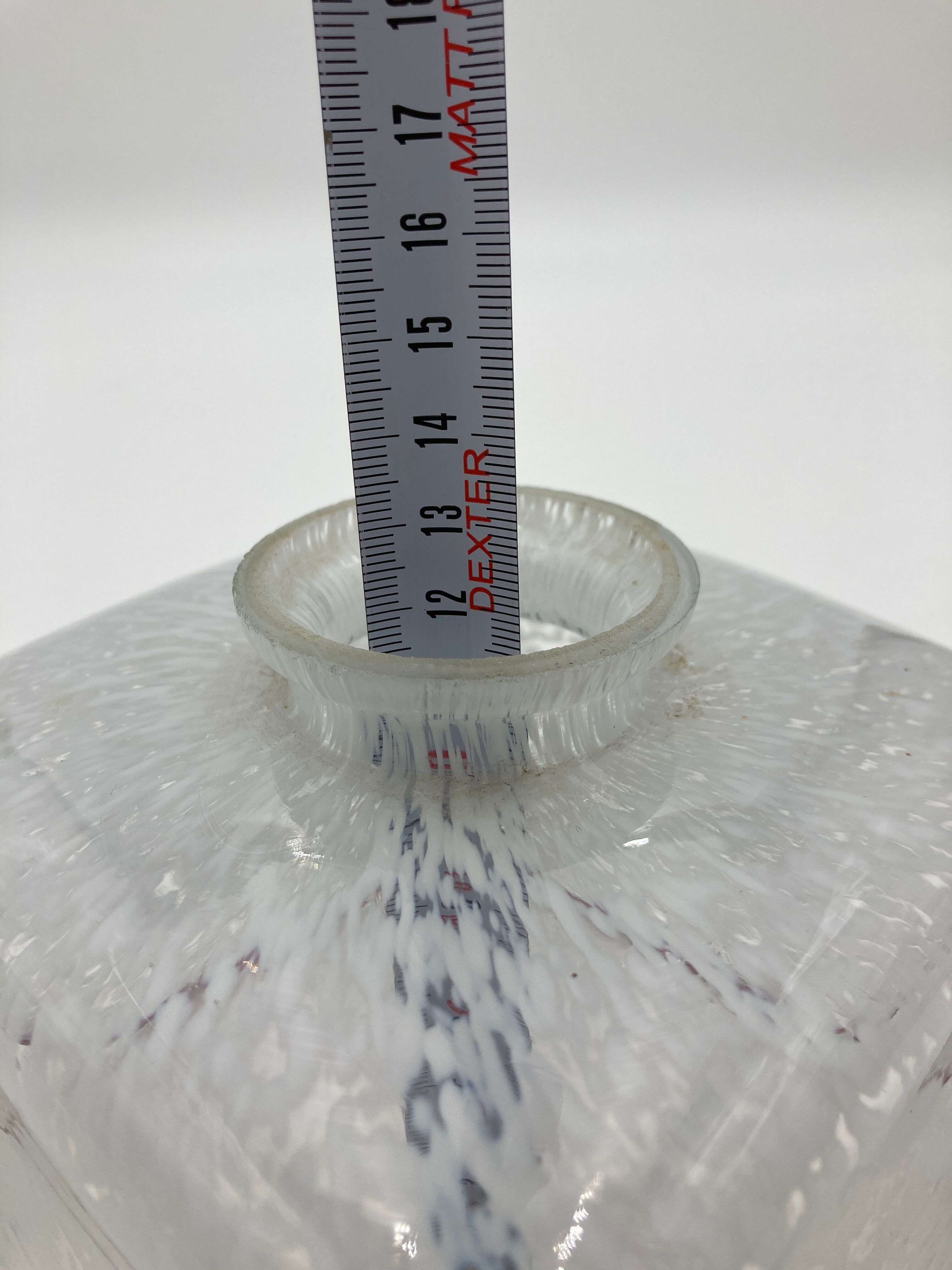 Suspension glass of clichy draped