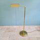 Articulated brass floor lamp, Hollywood Regency style, 1970s-80s.