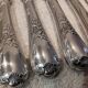 12 silver-plated table knives by Christofle Marly, 24.6cm