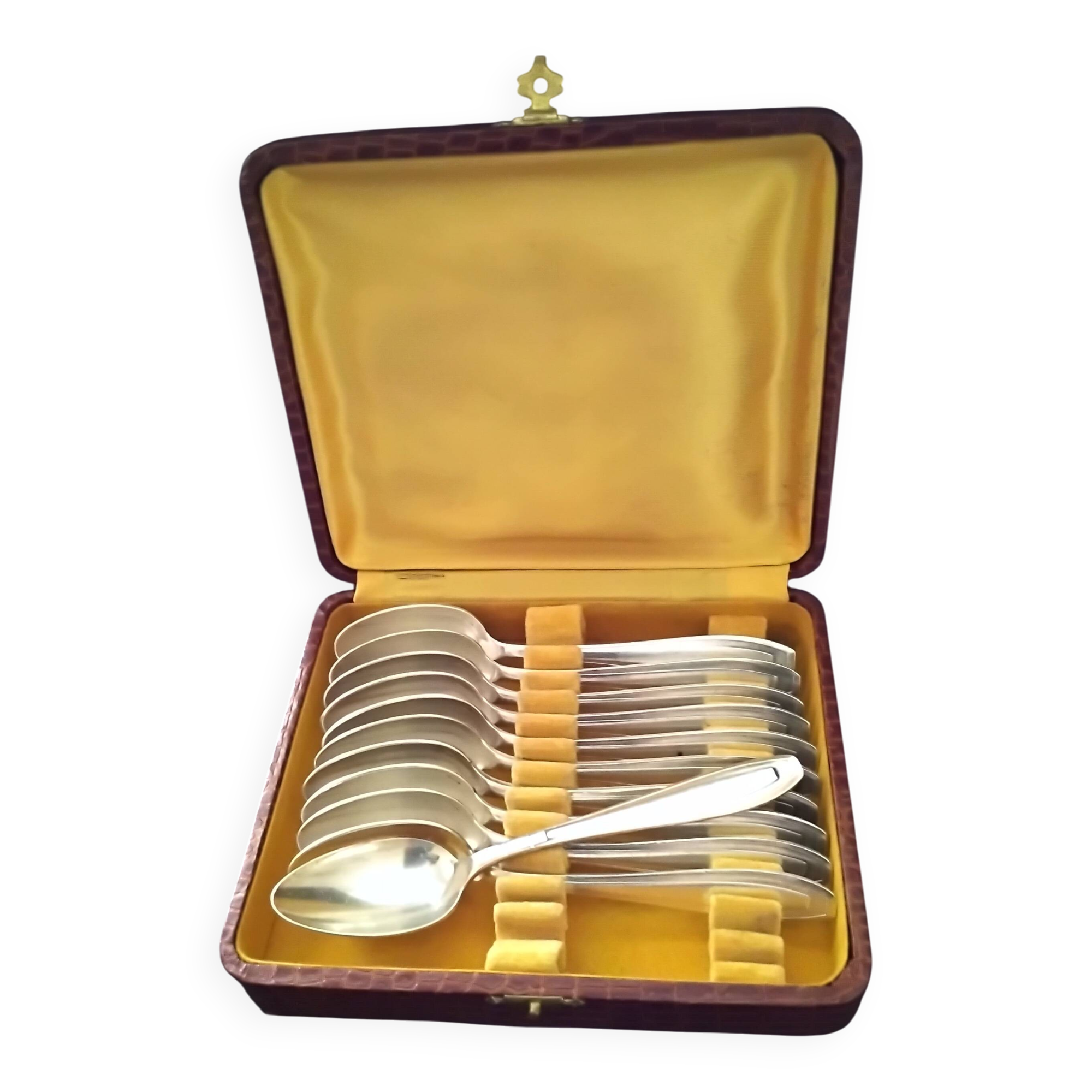 Apollo Silver-Plated Metal 11-Piece Teaspoon Set