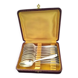 Coffret de 11 cuillères à café Métal Argenté Apollo