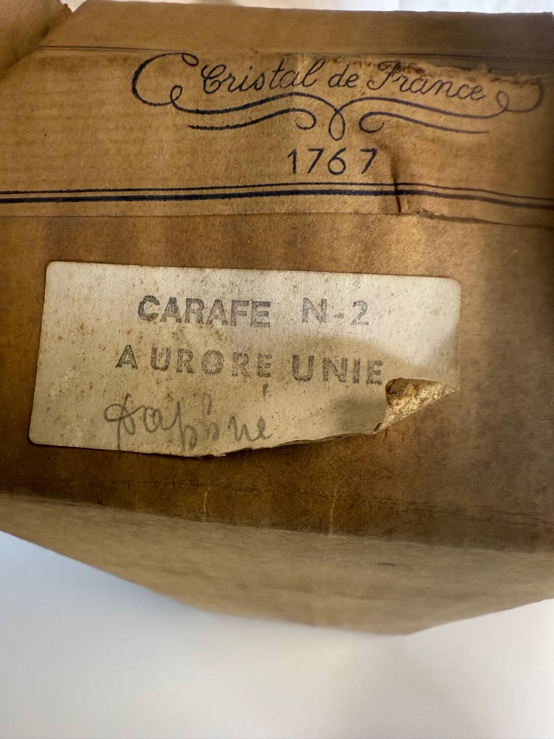 Saint Louis crystal decanter