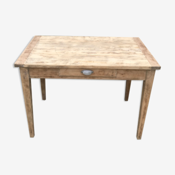 Table de ferme ancienne poignée coquille