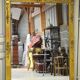 Large 19th Century Gilded Stucco Mirror