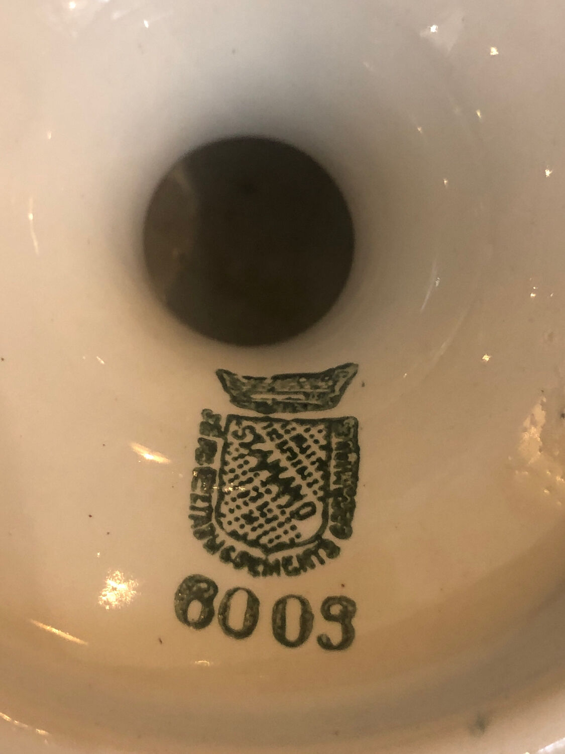 Dish on pedestal Saint Amand