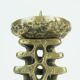 Outstanding 1960s 70s mid century brutalist brass candleholder for one big candle