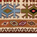 Tapis Kilim vintage en laine tissée à plat