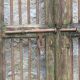 Porte en bois et fer forgé Japon