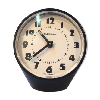 Vintage alarm clock design produced by Blessing, West Germany 60/70