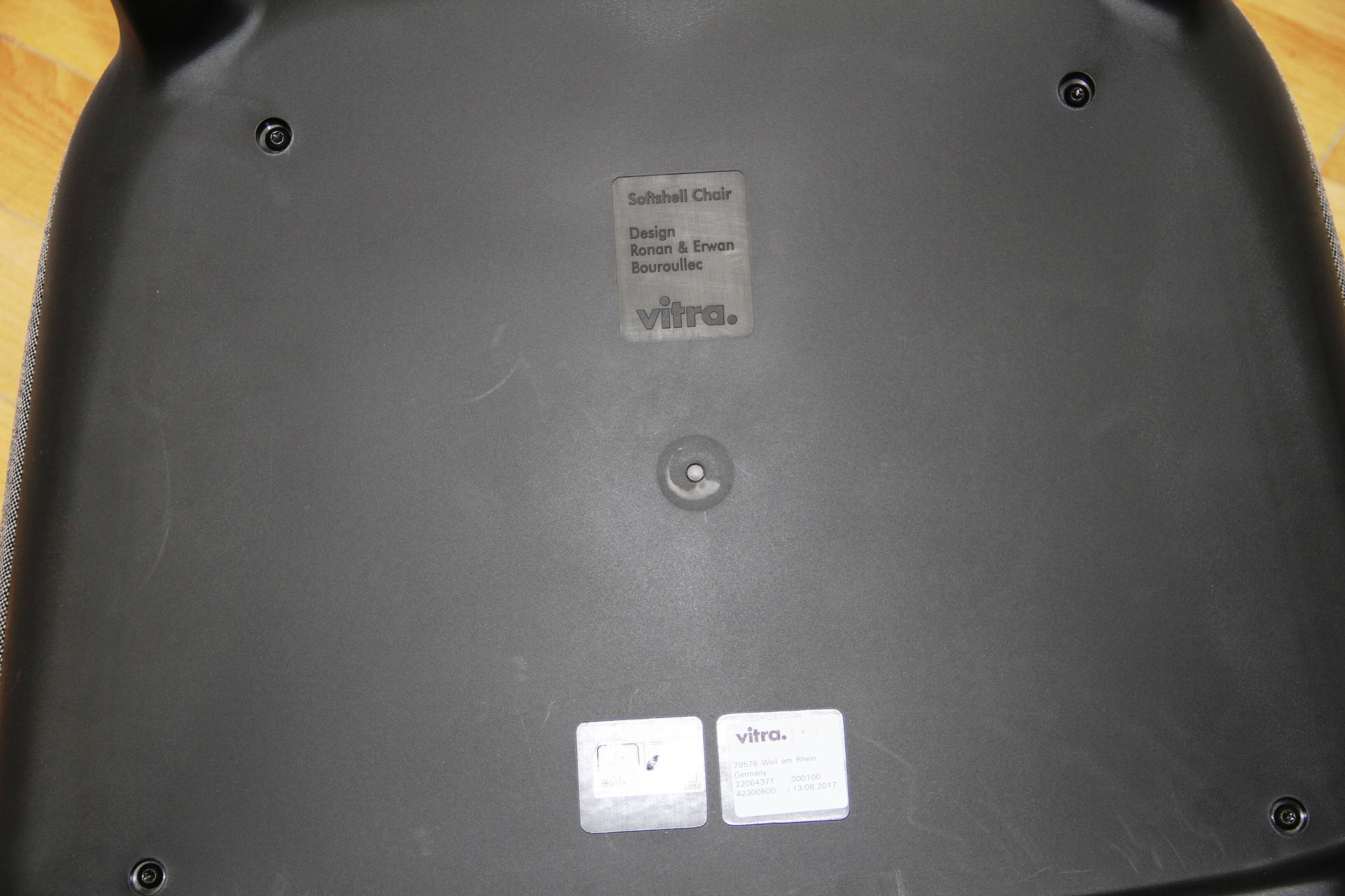 Pair of Bouroullec Softshell armchairs, Vitra